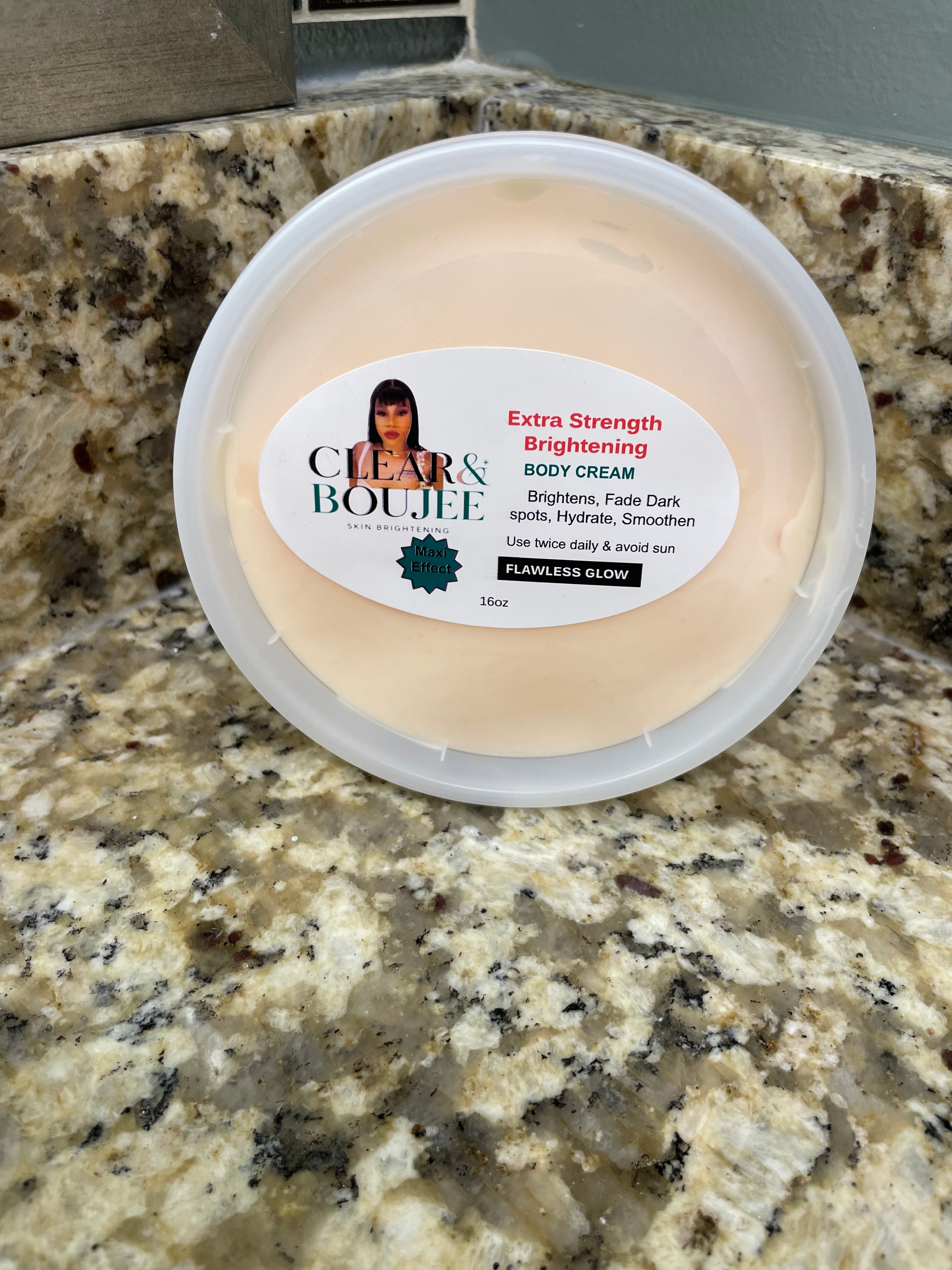 16oz Extra Strength Brightening- Body Cream